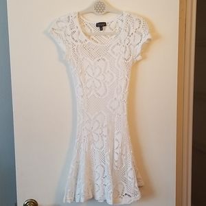 Open Stitch Dress with a Slip